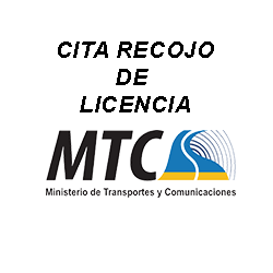 Reserva tu cita para el recojo de tu licencia